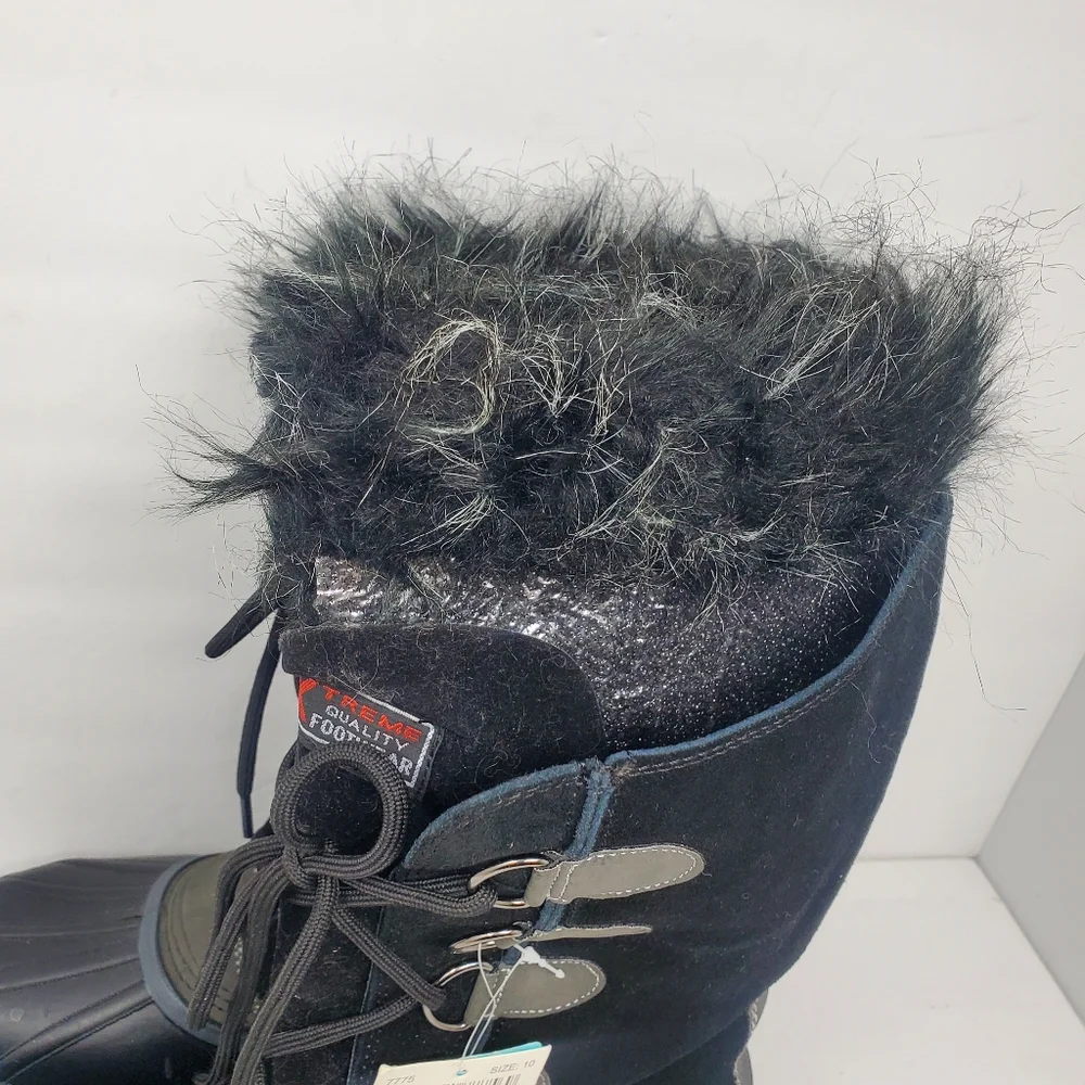 Xtreme quality footwear boots with faux fur New with tags attached
